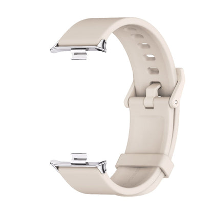 For Xiaomi Band 10 Pro / Redmi Watch 6 / 5 Mijobs Silicone Breathable Watch Band(Grey+Silver)