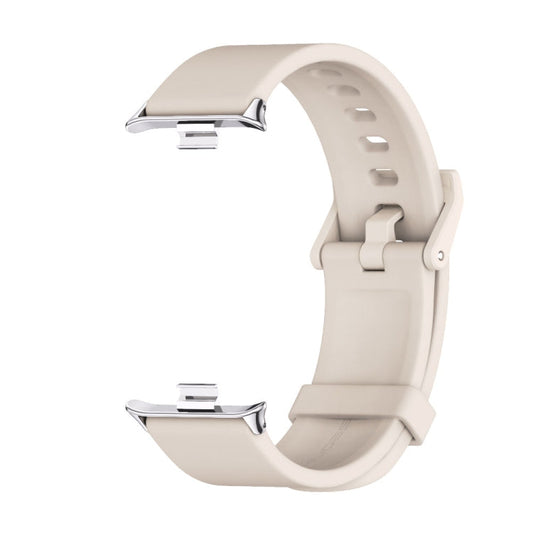 For Xiaomi Band 10 Pro / Redmi Watch 6 / 5 Mijobs Silicone Breathable Watch Band(Grey+Silver)