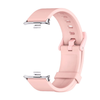 Pour Redmi Watch 6 / 5 / Xiaomi Band 9 Pro Bracelet de montre respirant en silicone Mijobs (rose argenté)