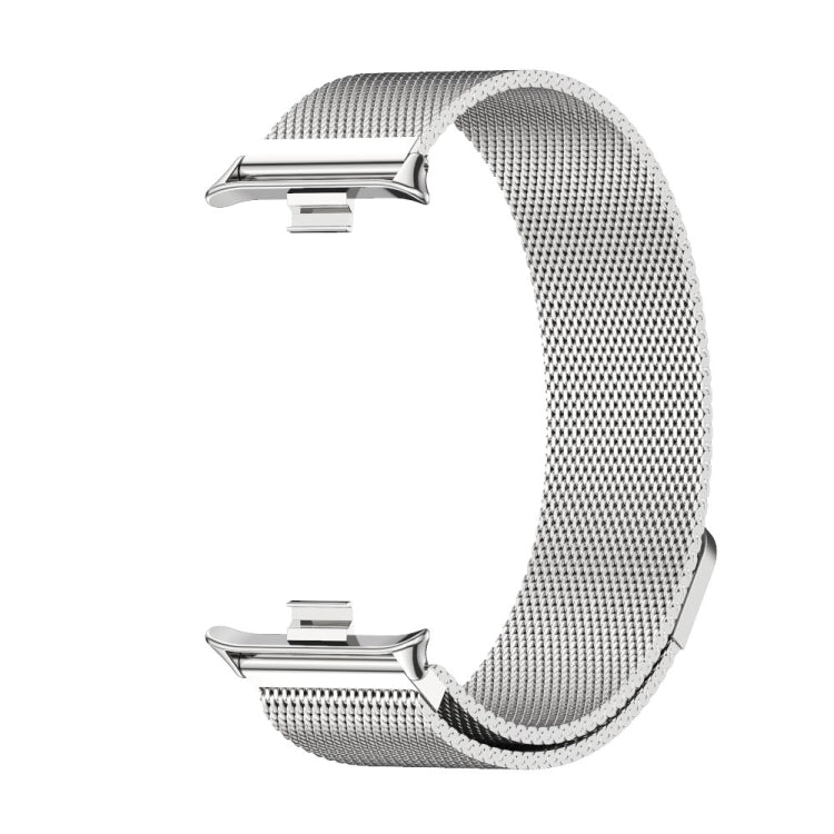For Xiaomi Band 10 Pro / Redmi Watch 6 / 5 Mijobs Milan Magnetic Stainless Steel Watch Band(Silver)