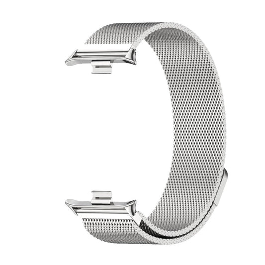 For Xiaomi Band 10 Pro / Redmi Watch 6 / 5 Mijobs Milan Magnetic Stainless Steel Watch Band(Silver)