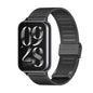 For Xiaomi Band 10 Pro / Redmi Watch 6 / 5 Mijobs Milan Buckle Stainless Steel Watch Band(Black)