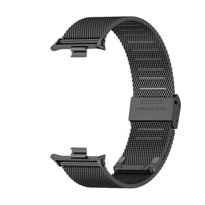 For Xiaomi Band 10 Pro / Redmi Watch 6 / 5 Mijobs Milan Buckle Stainless Steel Watch Band(Black)