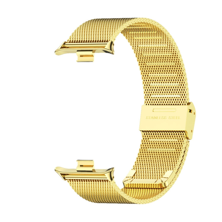 For Xiaomi Band 10 Pro / Redmi Watch 6 / 5 Mijobs Milan Buckle Stainless Steel Watch Band(Gold)