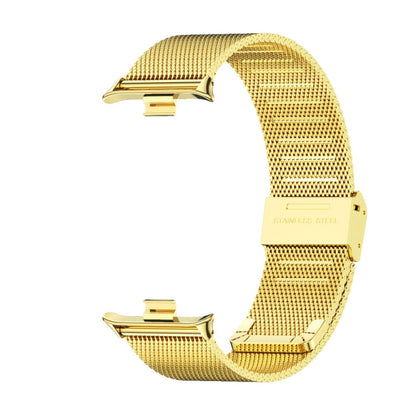 For Xiaomi Band 10 Pro / Redmi Watch 6 / 5 Mijobs Milan Buckle Stainless Steel Watch Band(Gold)