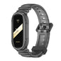 Pour bracelet de montre de sport couleur transparente MIJOBS GS Unibody pour Xiaomi Mi Band 8 (noir)