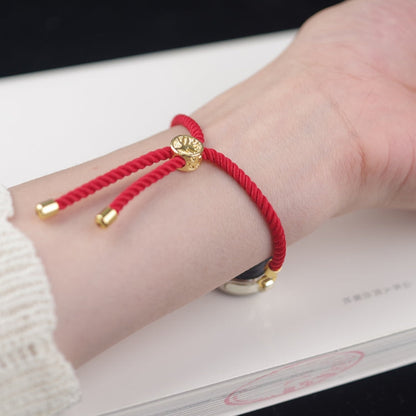 For Xiaomi Smart Band 10 / 9 / 8 Mibbs Milan Cord Bracelet Watch Band(Red)