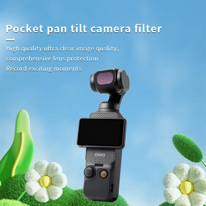 For DJI OSMO Pocket 3 JSR CB Series Camera Lens Filter, Filter:3 in 1 ND16/64/256