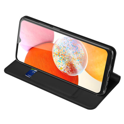 For Samsung Galaxy A15 5G / 4G DUX DUCIS Skin Pro Series Flip Leather Phone Case(Black)