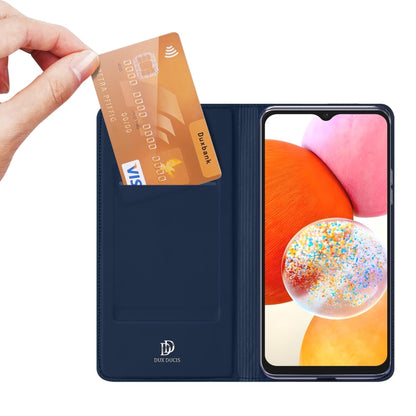 For Samsung Galaxy A15 5G / 4G DUX DUCIS Skin Pro Series Flip Leather Phone Case(Blue)