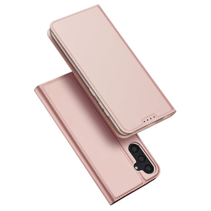 For Samsung Galaxy S24 5G DUX DUCIS Skin Pro Series Flip Leather Phone Case(Pink)