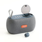 T&G TG810 2 in 1 Portable Outdoor Speaker + Mini Wireless Bluetooth Earphone(Grey)