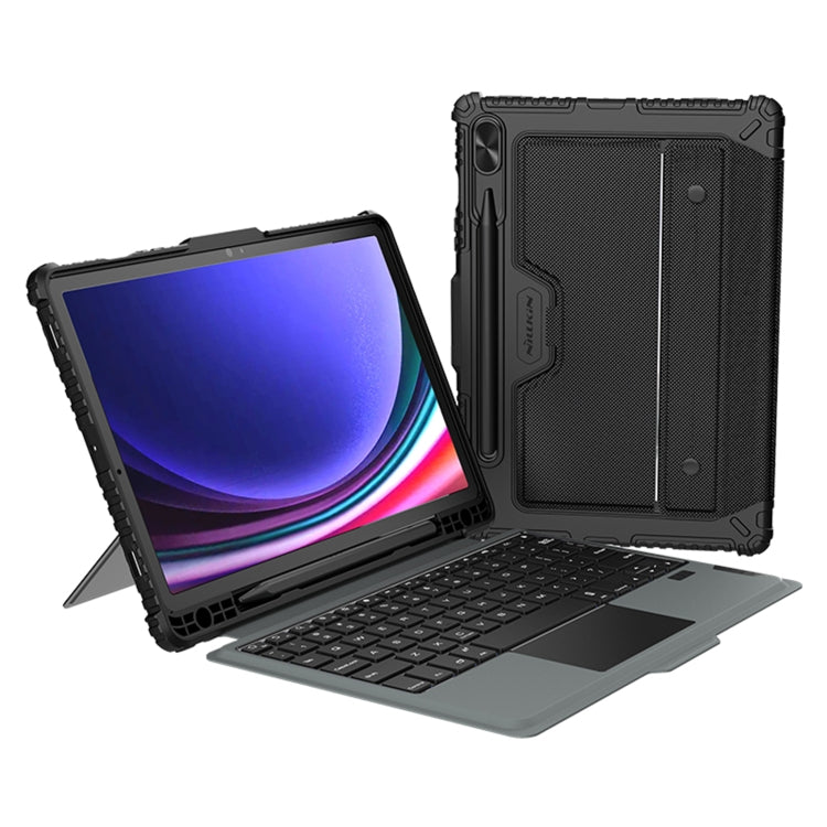 Pour Samsung Galaxy Tab S9 / S9 5G Nillkin Coque Clavier Rétroéclairé Bumper Combo