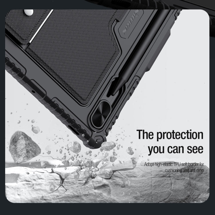 Pour Samsung Galaxy Tab S9 / S9 5G Nillkin Coque Clavier Rétroéclairé Bumper Combo
