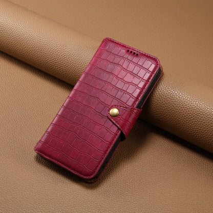 For Huawei nova 11 Denior Crocodile Texture Oil Edge Leather Phone Case(Rose Red)