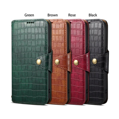 For Huawei Mate 60 Pro / Mate 60 Pro+ Denior Crocodile Texture Oil Edge Leather Phone Case(Brown)