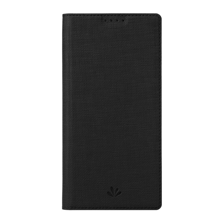 Pour Samsung Galaxy S23 FE 5G Étui de téléphone magnétique en TPU + cuir PU de la série ViLi DMX (noir)