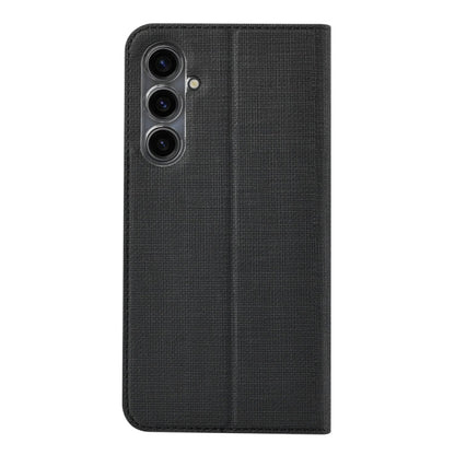 Pour Samsung Galaxy S23 FE 5G Étui de téléphone magnétique en TPU + cuir PU de la série ViLi DMX (noir)
