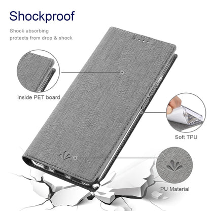 For Samsung Galaxy S23 FE 5G ViLi DMX Series TPU + PU Leather Magnetic Phone Case(Grey)
