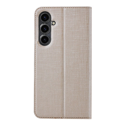 For Samsung Galaxy S23 FE 5G ViLi DMX Series TPU + PU Leather Magnetic Phone Case(Gold)