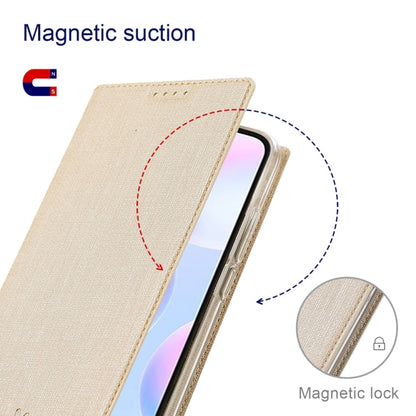 For Samsung Galaxy S23 FE 5G ViLi DMX Series TPU + PU Leather Magnetic Phone Case(Gold)