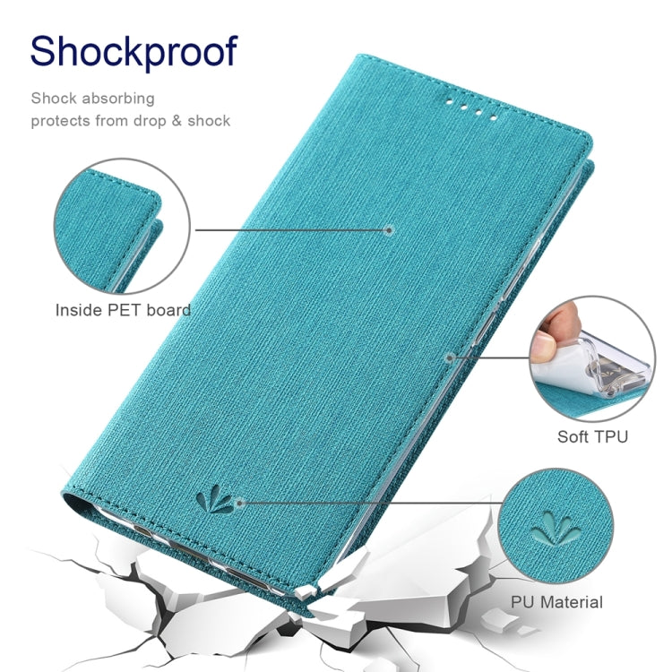 For Samsung Galaxy S23 FE 5G ViLi DMX Series TPU + PU Leather Magnetic Phone Case(Blue)