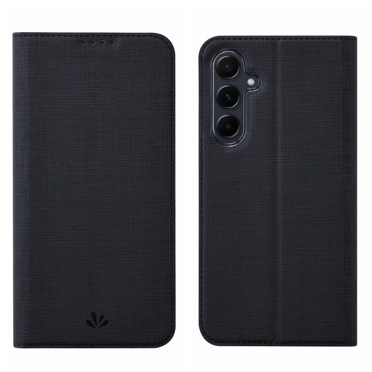 For Samsung Galaxy A35 5G ViLi DMX Series TPU + PU Leather Magnetic Phone Case(Black)