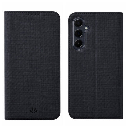For Samsung Galaxy A35 5G ViLi DMX Series TPU + PU Leather Magnetic Phone Case(Black)