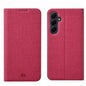 For Samsung Galaxy A35 5G ViLi DMX Series TPU + PU Leather Magnetic Phone Case(Rose Red)