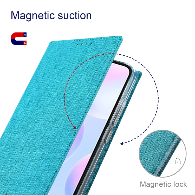 For Samsung Galaxy A35 5G ViLi DMX Series TPU + PU Leather Magnetic Phone Case(Blue)