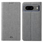 Pour la coque de téléphone magnétique en TPU + cuir PU série ViLi DMX pour Google Pixel 8 (gris)