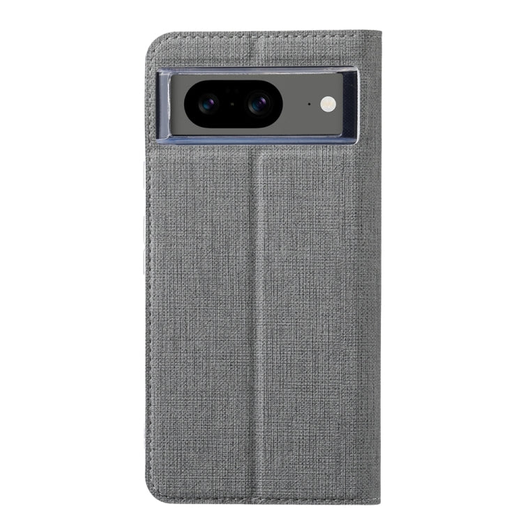 Pour la coque de téléphone magnétique en TPU + cuir PU série ViLi DMX pour Google Pixel 8 (gris)