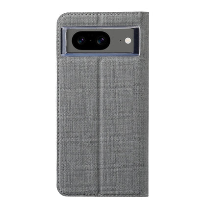 Pour la coque de téléphone magnétique en TPU + cuir PU série ViLi DMX pour Google Pixel 8 (gris)
