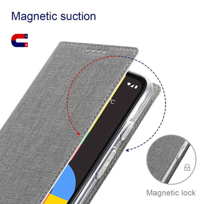Pour la coque de téléphone magnétique en TPU + cuir PU série ViLi DMX pour Google Pixel 8 (gris)