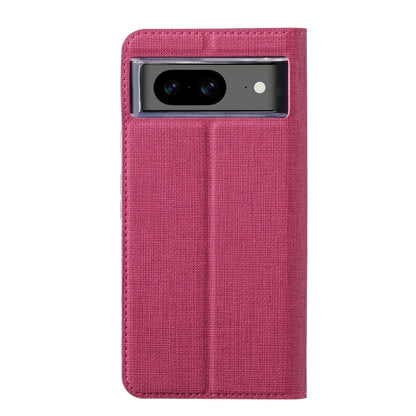 For Google Pixel 8 ViLi DMX Series TPU + PU Leather Magnetic Phone Case(Rose Red)