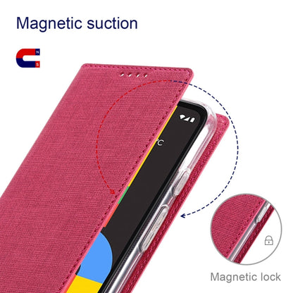 For Google Pixel 8 ViLi DMX Series TPU + PU Leather Magnetic Phone Case(Rose Red)