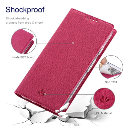 For Google Pixel 8 ViLi DMX Series TPU + PU Leather Magnetic Phone Case(Rose Red)