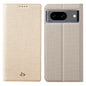 For Google Pixel 8 ViLi DMX Series TPU + PU Leather Magnetic Phone Case(Gold)