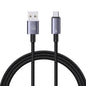 Câble de données de charge rapide USAMS US-SJ668 USB vers Micro USB 2A, longueur : 1,2 m (noir)