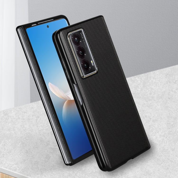 For Honor Magic Vs2 ViLi TC Series Kevlar Carbon Fiber Texture Phone Case(Black)