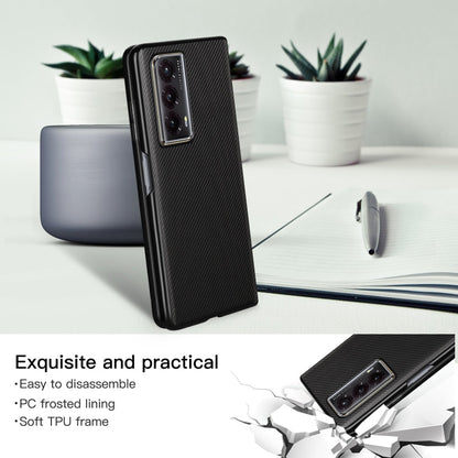 For Honor Magic Vs2 ViLi TC Series Kevlar Carbon Fiber Texture Phone Case(Black)