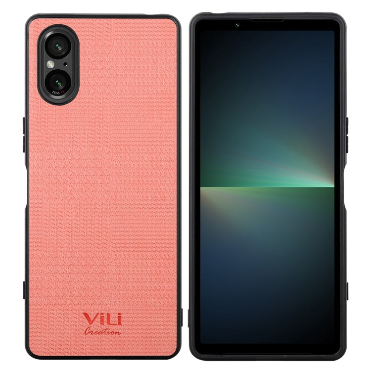 Pour coque de téléphone antichoc Sony Xperia 5 V ViLi TH Series (Rose)