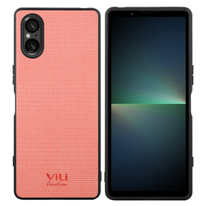 Pour coque de téléphone antichoc Sony Xperia 5 V ViLi TH Series (Rose)