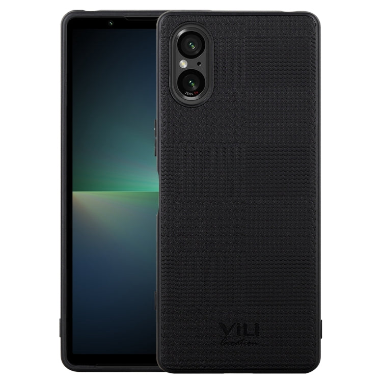 For Sony Xperia 5 V ViLi TH Series Shockproof Phone Case(Black)
