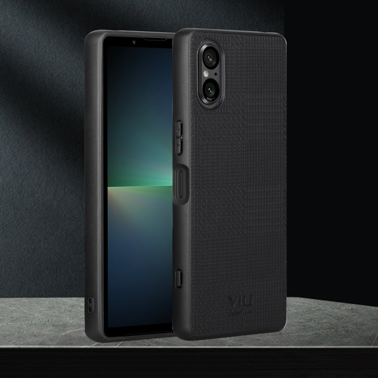 For Sony Xperia 5 V ViLi TH Series Shockproof Phone Case(Black)