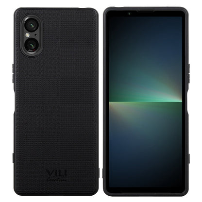 For Sony Xperia 5 V ViLi TH Series Shockproof Phone Case(Black)