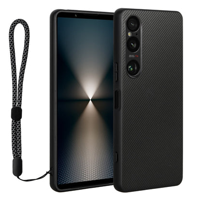 For Sony Xperia 1 VI ViLi TC Series Kevlar Carbon Fiber Texture Phone Case(Black)