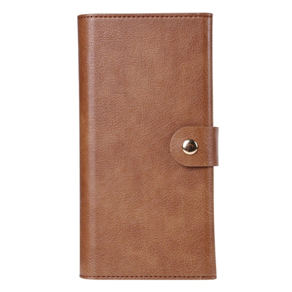 For iPhone 13 ViLi GV Series MagSafe Magnetic Zipper Leather Phone Case(Brown)