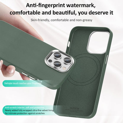 For iPhone 15 Pro Max Mutural Mingdian Series MagSafe Magnetic Phone Case(Green)