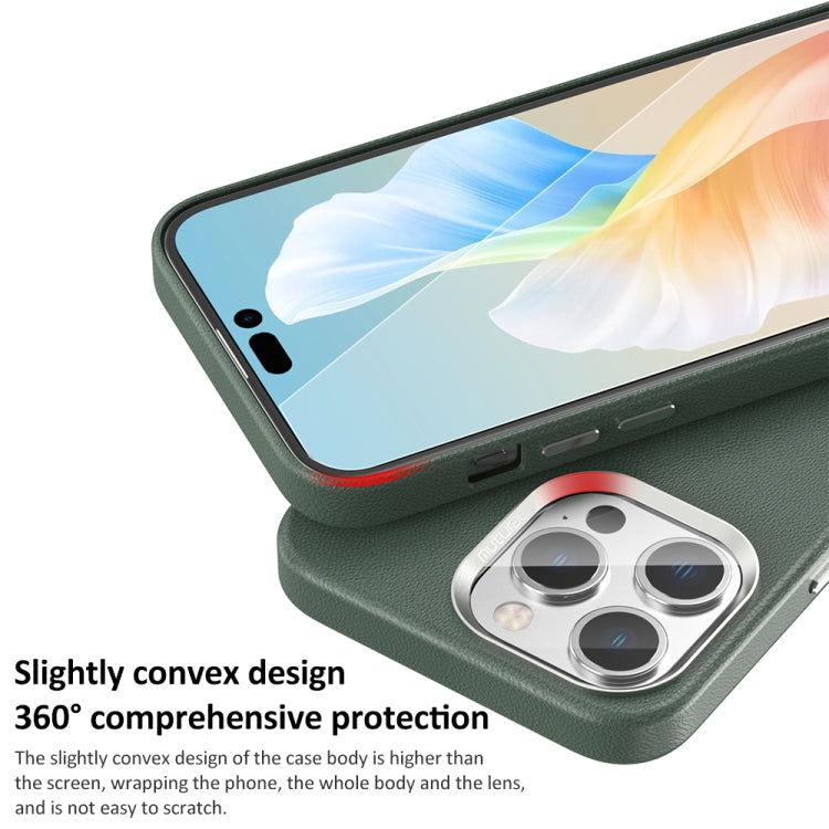 For iPhone 15 Pro Max Mutural Mingdian Series MagSafe Magnetic Phone Case(Green)